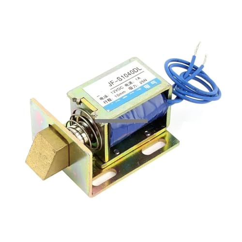 QMIQXIWS JF-S1040DL DC 12V 1A 10mm Stroke Power 25N Open Frame Door, Solenoid Lock von QMIQXIWS