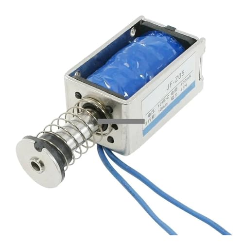 QMIQXIWS JF-Z05 DC 12V 400mA 4.8W 45N 10mm Pull Type Linear Motion Solenoid Electromagnet QMIQXIWS JF-Z05 DC 12V 400mA 4.8W 45N 10mm Pull Type Linear Motion Solenoid Electromagnet von QMIQXIWS