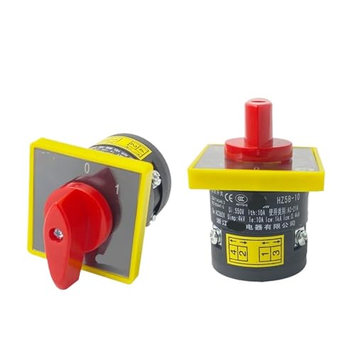 QMKADFQXF 0-1 Isolation On-Off Two Position 10A 3kw 380V Onel Level Changeover Rotary Cam Switch HZ5B-10C001/1 QMKADFQXF 0-1 Isolation On-Off Two Position 10A 3kw 380V Onel Level Changeover Rotary Cam Switch HZ5B-10C001/1 von QMKADFQXF