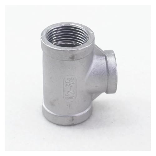 QMKADFQXF 1/2" BSP to 1/4" BSP Female Thread 304 Stainless Reducing Tee 3 Way Connector Pipe Fitting Water Oil air QMKADFQXF 1/2" BSP to 1/4" BSP Female Thread 304 Stainless Reducing Tee 3 Way Connector Pipe Fitting Water Oil air von QMKADFQXF