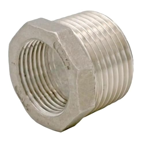 QMKADFQXF 1" BSP Male to 3/4" BSP Female 304 Stainless Steel Reducer Reducing Bush Adapter Fitting QMKADFQXF 1" BSP Male to 3/4" BSP Female 304 Stainless Steel Reducer Reducing Bush Adapter Fitting von QMKADFQXF