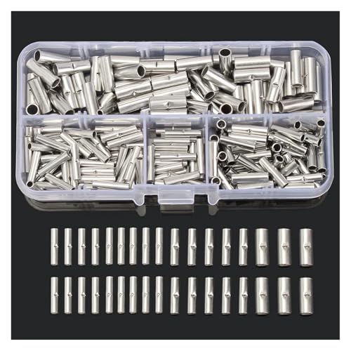 QMKADFQXF 200PCS/Lot Butt Splice Connectors 10mm Copper 22-10AWG Tinned Splice Crimp Terminal Sleeve Cable with Box QMKADFQXF 200PCS/Lot Butt Splice Connectors 10mm Copper 22-10AWG Tinned Splice Crimp Terminal Sleeve Cable with Box von QMKADFQXF