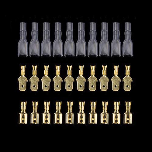 QMKADFQXF 200pcs 4.8mm Crimp Terminals Insulated Seal Electrical Wire Connectors Crimp Terminal Connector Kit QMKADFQXF 200pcs 4.8mm Crimp Terminals Insulated Seal Electrical Wire Connectors Crimp Terminal Connector Kit von QMKADFQXF