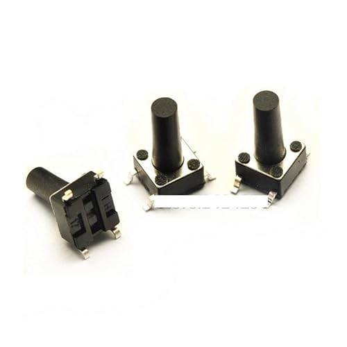 QMKADFQXF 20PCS SMD Tact Push Button Switch 6X6X12mm Switch 6 * 6 * 12mm SMT von QMKADFQXF