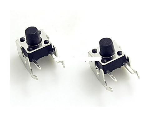QMKADFQXF 20Pcs Tact Switch 6 * 6 * 7mm Horizontal with Bracket Tactile Push Button Switches 6x6x7mm Switch von QMKADFQXF