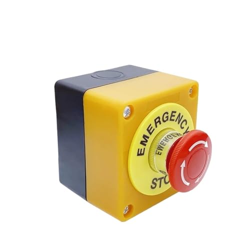 QMKADFQXF 22mm Emergency Stop Push Button Switch 1NO 1NC 10A 660V Box Manual Control QMKADFQXF 22mm Emergency Stop Push Button Switch 1NO 1NC 10A 660V Box Manual Control von QMKADFQXF