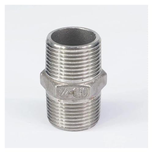 QMKADFQXF 3/4" BSP Male Thread Hex Nipple Union 304 Stainless Pipe Fitting Connector Coupler Water Oil air QMKADFQXF 3/4" BSP Male Thread Hex Nipple Union 304 Stainless Pipe Fitting Connector Coupler Water Oil air von QMKADFQXF