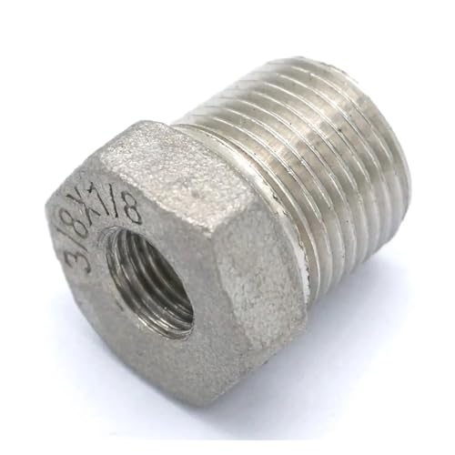 QMKADFQXF 3/8" BSP Male to 1/8" BSP Female 304 Stainless Steel Reducer Reducing Bush Adapter Fitting QMKADFQXF 3/8" BSP Male to 1/8" BSP Female 304 Stainless Steel Reducer Reducing Bush Adapter Fitting von QMKADFQXF