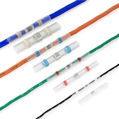 QMKADFQXF 300Pcs Boxed Solder Seal Wire Connectors 3:1 Heat Shrink Insulated Electrical Wire Terminals Butt Splice Connector Waterproof QMKADFQXF 300Pcs Boxed Solder Seal Wire Connectors 3:1 Heat Shrink Insulated Electrical Wire Terminals Butt Splice Connector Waterproof von QMKADFQXF