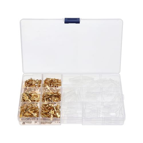 QMKADFQXF 315Pcs Insulated Male Female Wire Connector 2.8/4.8/6.3mm Electrical Wire Crimp Terminals Spade Connectors Assorted Kit QMKADFQXF 315Pcs Insulated Male Female Wire Connector 2.8/4.8/6.3mm Electrical Wire Crimp Terminals Spade Connectors Assorted Kit von QMKADFQXF