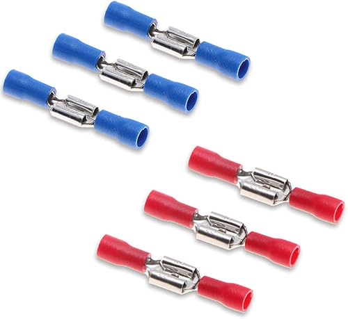 QMKADFQXF 500pcs Insulated Cable Connector Electrical Wire Crimp Spade Butt Ring Fork Set Ring Lugs Rolled Terminals Assorted Kit QMKADFQXF 500pcs Insulated Cable Connector Electrical Wire Crimp Spade Butt Ring Fork Set Ring Lugs Rolled Terminals Assorted Kit von QMKADFQXF