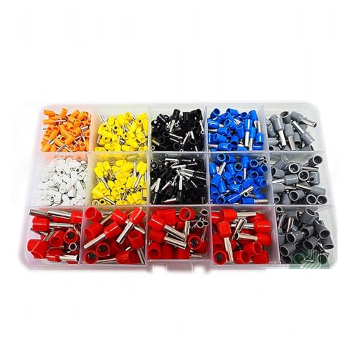 QMKADFQXF 600pcs Ferrule Kit Electrical Crimp Crimper Cord Wire End Terminal QMKADFQXF 600pcs Ferrule Kit Electrical Crimp Crimper Cord Wire End Terminal von QMKADFQXF