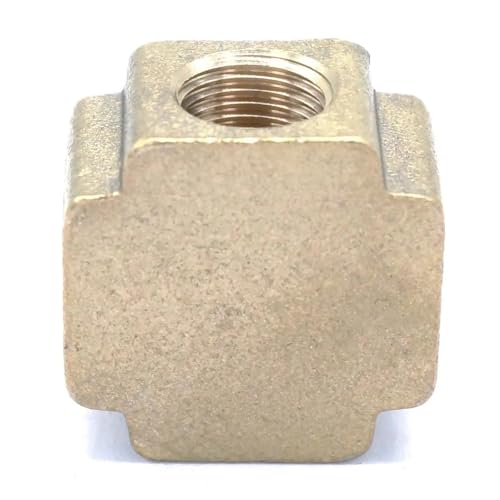 QMKADFQXF Cross 4 Way Brass Pipe Fitting Equal Female Connector 1/8" BSP Thread for Grease System Hydraulic System QMKADFQXF Cross 4 Way Brass Pipe Fitting Equal Female Connector 1/8" BSP Thread for Grease System Hydraulic System von QMKADFQXF