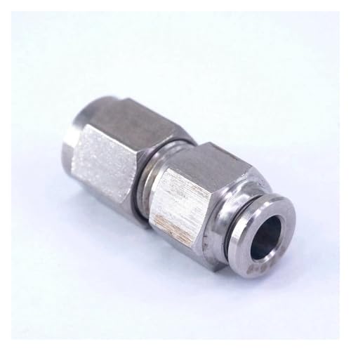 QMKADFQXF Fit Tube O.D 6mm 304 Stainless Steel Pneumatic Air Compression Push in Fitting Quick Connector QMKADFQXF Fit Tube O.D 6mm 304 Stainless Steel Pneumatic Air Compression Push in Fitting Quick Connector von QMKADFQXF
