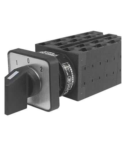 QMKADFQXF LW42A2-7591/LF301 Dual Power Circuit Switching Control 20A Three Position 7-Wire Knob Rotary Cam Switch QMKADFQXF LW42A2-7591/LF301 Dual Power Circuit Switching Control 20A Three Position 7-Wire Knob Rotary Cam Switch von QMKADFQXF