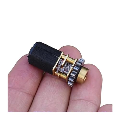 QMKADFQXF N20 Full Metal Gearbox Geard Electronic Starter DC 3V-6V 5V 96RPM Slow Speed High Torque Gear Electronic Starter 1M Modulus 14T Copper Gear von QMKADFQXF