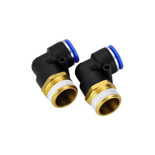 QMKADFQXF PL16-06 10Pcs L Shaped PT 3/4" Male Threaded to 16mm Tubing Pneumatic Quick Fitting QMKADFQXF PL16-06 10Pcs L Shaped PT 3/4" Male Threaded to 16mm Tubing Pneumatic Quick Fitting von QMKADFQXF