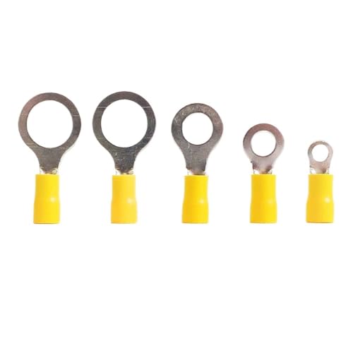 QMKADFQXF RV5.5-10 Yellow Color Ring Insulated terminal Suit 4-6mm2 Cable Wire Connector Cable Crimp Terminal 50PCS/Pack QMKADFQXF RV5.5-10 Yellow Color Ring Insulated terminal Suit 4-6mm2 Cable Wire Connector Cable Crimp Terminal 50PCS/Pack von QMKADFQXF