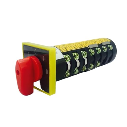 QMKADFQXF Rotary Switch 10A 7 Phases 5 Position 3kw Changeover Combination Switch HZ5B-10/7 T21 von QMKADFQXF