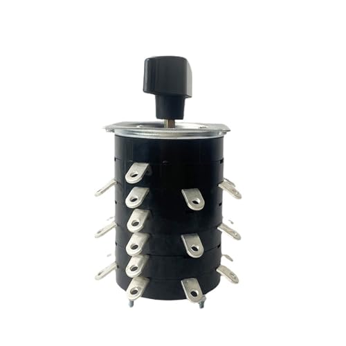 QMKADFQXF Welder Switch KDH-25/4 * 8 Contactor 8 Position 4 Poles 27 Pins 25A Welding Machine Use Rotary Selector Copper Foot von QMKADFQXF