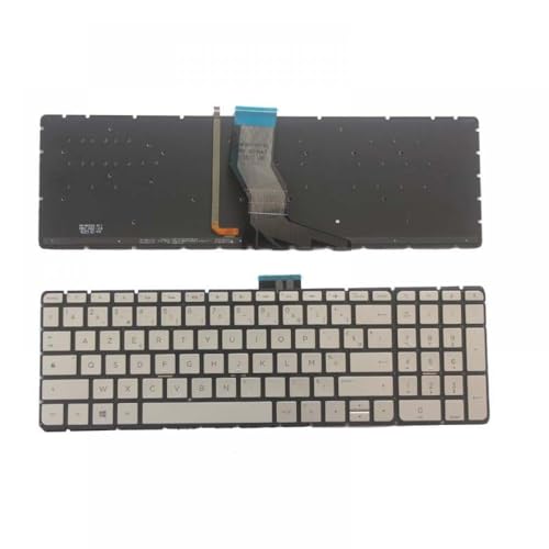Kompatible Laptop-Tastatur Kompatibel mit 15-AK 15-AR 15-AU 15-BC 17-U 17T-U 17-AB 17-G 17-W 17T-W TPN-Q172 TPN-Q173 Modelle Französisch FR Layout von QMLQRGKF