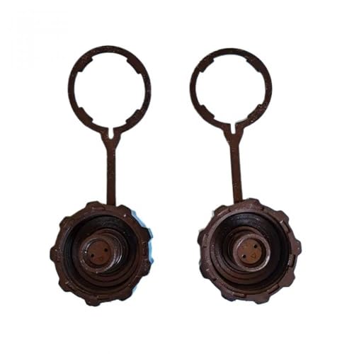 Kraftstofftankkappe Kompatibel mit TJ27E TJ35E TJ45E TJ53E Motoren - 1pc oder 2pcs(2 X FUEL TANK CAP) von QMLQRGKF