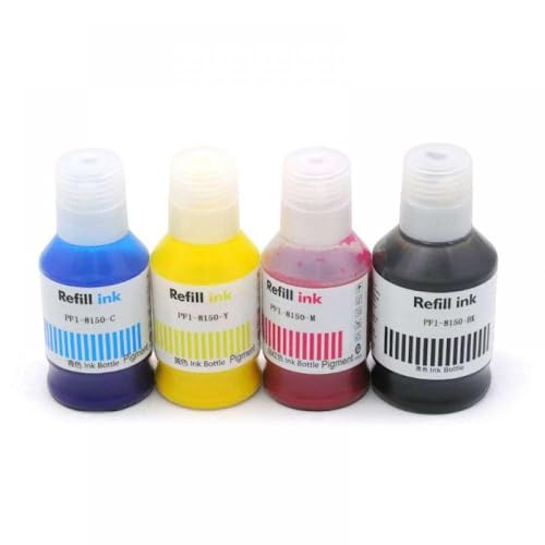 PFI-050 PFI-8150 170ml 135 ml Nachfüllpigmenttinte kompatibel mit ImagePrograf TC-20 TC-20M TC-5200 TC-5200M Drucker(1SET(KCMY)) von QMLQRGKF