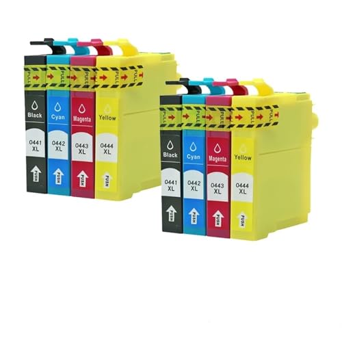 QMLQRGKF Kompatibel mit T0441 T0444 C64 C66 C68 C84 C84N C84WN C86 CX3600 CX3650 CX4600 CX6400 T 0441 und Anderen ähnlichen Modellen(2 Sets) von QMLQRGKF