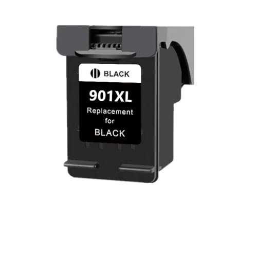 QMLQRGKF Kompatible Ersatztintenpatrone Kompatibel mit 901XL 901 Kompatibel mit 4500 J4500 J4540 J4550 J4580 J4640 J4680 Drucker(1PACK BK) von QMLQRGKF