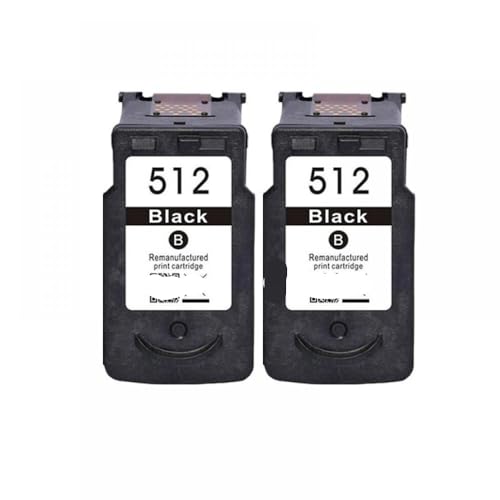 QMLQRGKF Kompatible PG512 CL513 Überholte Tintenpatrone Kompatibel mit MX320 MX330 MX340 MX350 MX410 MX420 Drucker(2 Black) von QMLQRGKF
