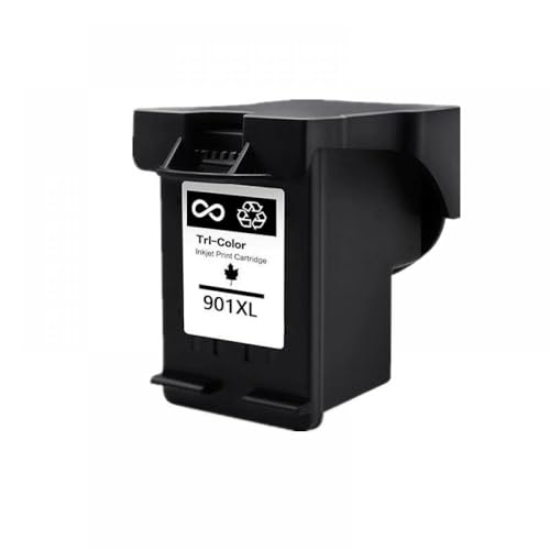 QMLQRGKF Kompatible Tintenpatrone 901XL Kompatibel mit OfficeJet 4500 -Drucker wie J4580 J4550 J4540 J4680 J4524 J4535 J4585(1 Black) von QMLQRGKF