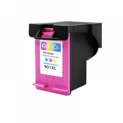 QMLQRGKF Kompatible Tintenpatrone 901XL Kompatibel mit OfficeJet 4500 -Drucker wie J4580 J4550 J4540 J4680 J4524 J4535 J4585(1 Color) von QMLQRGKF