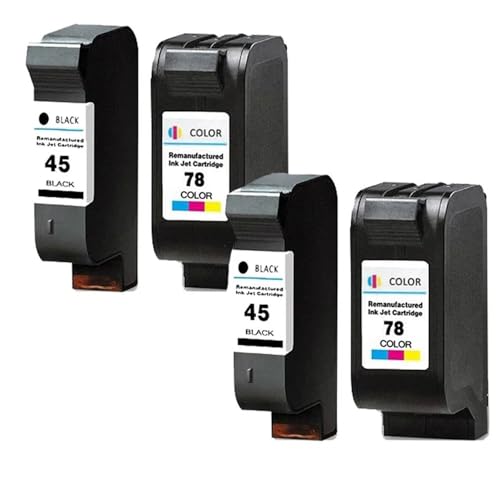 QMLQRGKF Kompatible Tintenpatronen Kompatibel mit Drucker 45 78 1220c 3820 3822 6122 6127 930c 932c 940c 950c(2SET) von ErAKFd