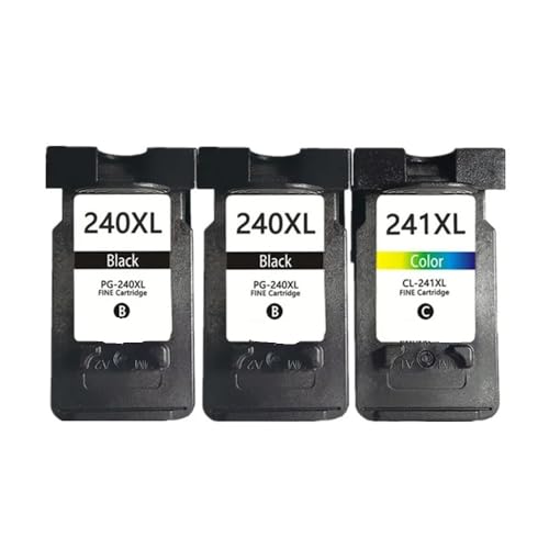 QMLQRGKF Kompatible Tintenpatronen PG240 CL241 PG240XL CL241XL Kompatibel mit MG3522 MG3122 MG3620 MG3520 MG4220 MG3220 MG2220(2BK 1COLOR) von QMLQRGKF