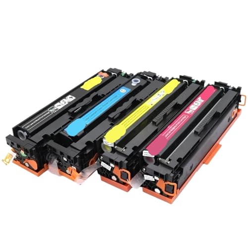 QMLQRGKF Kompatible Tonerkartusche 4Color 216A 215A Kompatibel mit M155a M155nw MFP M182n M182nw M183 M183fw W2310A W2410A Drucker kein Chip mit Chip(NO CHIP 4PCS) von QMLQRGKF