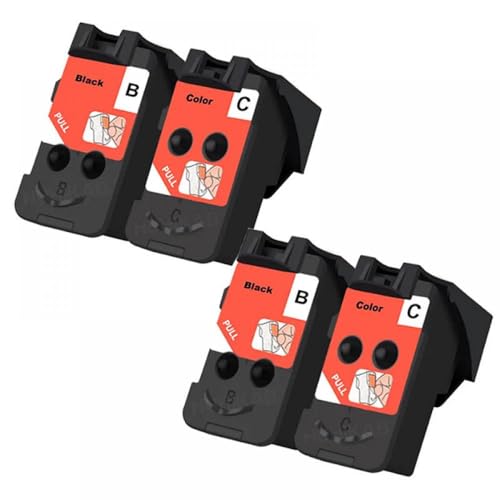 QMLQRGKF Kompatibler Druckkopf Kompatibel mit Drucker der G-Serie Ersatzpatrone QY6-8004 QY6-8020(2Black 2Color) von QMLQRGKF