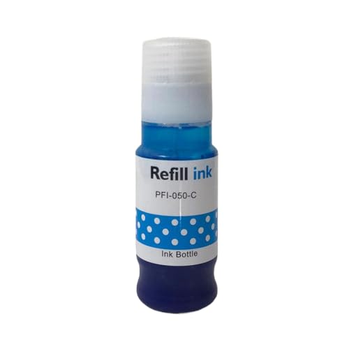 QMLQRGKF PFI050 PFI-050 PFI 050 70 ml Nachfüllinte Kompatibel mit ImagePrograf TC-20 TC-20M Tintenstrahldrucker kompatible Tintenlösung(C 1PC) von QMLQRGKF