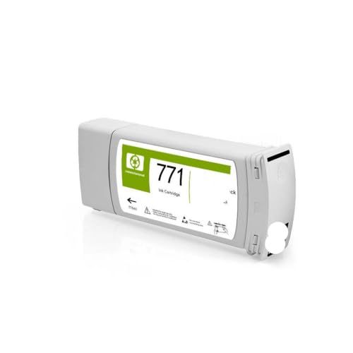 QMLQRGKF Überholte 771 Pigmenttintenkassette kompatibel mit DesignJet Z6200 Z6600 Z6800 Drucker 771 Tinte(Red) von QMLQRGKF