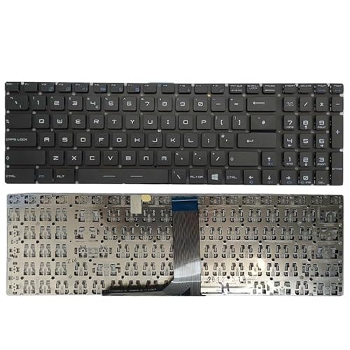 QMLQRGKF UK Spanische Tastatur kompatibel mit Modellen MS-16H2 MS-16H4 MS-16H5 MS-16H7 MS-16H8 MS-16L1 MS-16L2 MS-1771 MS-1772 MS-1773 MS-1775(UK NO Backlit TYPE2) von QMLQRGKF