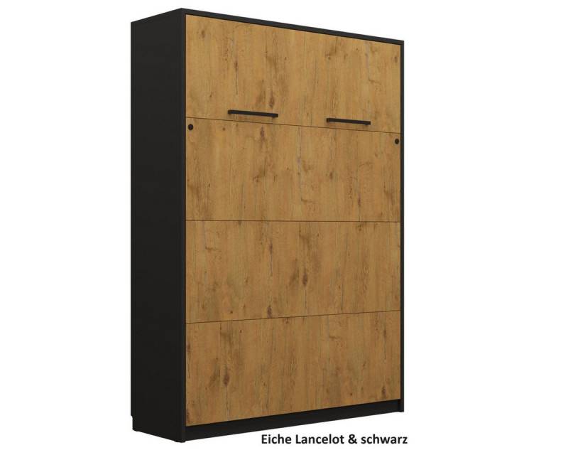 QMM TraumMöbel Schrankbett GN 120x200 mit LED und optionaler Schreibtisch-Funktion (Einzelstück, 1-St) von QMM TraumMöbel