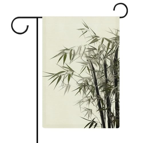 Doppelseitige 30,5 x 45,7 cm große Hofflagge: Asiatische Gartenflaggen sind langlebig, schön und vielseitig einsetzbar für den Außenbereich von QMNLKH