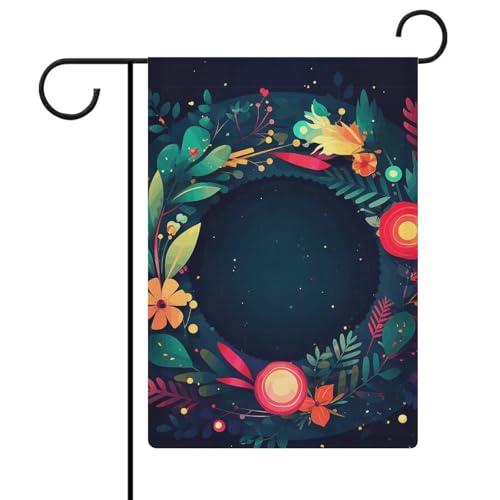 Doppelseitige 30,5 x 45,7 cm große Hofflagge: Happy New Year Girlande Gartenflaggen sind langlebig, schön und vielseitig einsetzbar für den Außenbereich Doppelseitige 30,5 x 45,7 cm große Hofflagge: Happy New Year Girlande Gartenflaggen sind langlebig, schön und vielseitig einsetzbar für den Außenbereich von QMNLKH