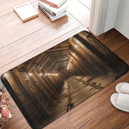 Fußmatte für den Innen- und Außenbereich, 40,6 x 61 cm, rutschfeste Willkommens-Fußmatten, waschbare Bodenmatte, Salzmine, Türvorleger für den Eingangsbereich, super saugfähiger Teppich Fußmatte für den Innen- und Außenbereich, 40,6 x 61 cm, rutschfeste Willkommens-Fußmatten, waschbare Bodenmatte, Salzmine, Türvorleger für den Eingangsbereich, super saugfähiger Teppich von QMNSEHF