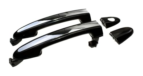 QMTVFSRH Auto Linke Seite Außentürgriff Für Hyundai Für Santa Fe 2007 2008 2009 2010 2011 2012 Chrom Schwarz Äußere Tür Griff 826512B000 826612B000 836512B000 Seite Auto Außen(Front Side) von QMTVFSRH