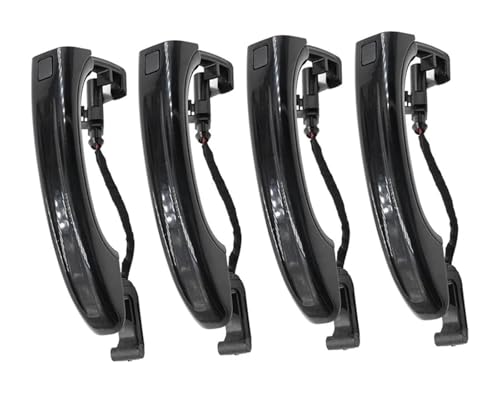 QMTVFSRH Auto Linke Seite Außentürgriff Für Q7 2007 2008 2009 2010 2011 2012 2013 2014 2015 4L0837205A 4L0837205B 4L0837207A 4 Stück Auto Smart Sensor Außentür Griff Schwarz Seite von QMTVFSRH
