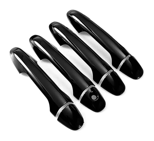 QMTVFSRH Auto Linke Seite Außentürgriff Für Tacoma N300 2016-2023 Einloch-Türgriff-Dekorationsschale Zubehör Autogriffverkleidung Türgriffschutz(Bright Black) von QMTVFSRH
