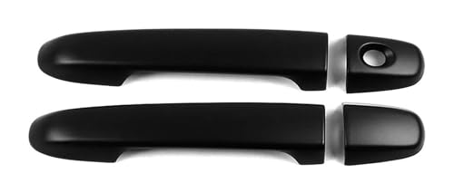 QMTVFSRH Auto Linke Seite Außentürgriff Für Verso R20 2010-2017 Einloch-Türgriffbecher Dekorativer Aufkleber Kratzfest Modifikationszubehör Schutz(2 Doors Matte Black) von QMTVFSRH