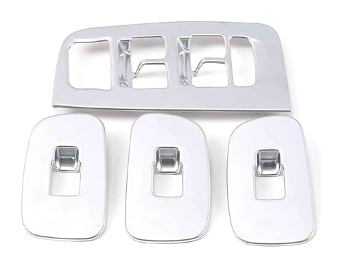 QMTVFSRH Auto Linke Seite Außentürgriff Für XC60 2018-2022 Türgriff-Trimm-Set Mit Fensterschalterabdeckung Kratzschutz(Armrest-silver) von QMTVFSRH