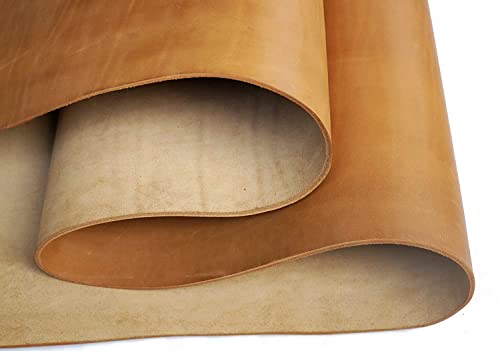 Heavy Weight Bourbon Brown Tooling Leather Square 3.6mm-4.0mm (9-10oz) Thick Full Grain Cow Hide Leather Crafts Tooling Hobby Workshop Crafting Leather von QMYBROW
