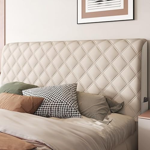 QMZDXH Bett Kopfteil Bezug/Überzug, Staubdichte Stretch Bett Kopfteil Abdeckung, Rückenschutz All-Inclusive Slipcover, Bettkopfteil Hussen bettrückwand Schutz, Für Einzelbetten, Doppelbetten B,180cm von QMZDXH